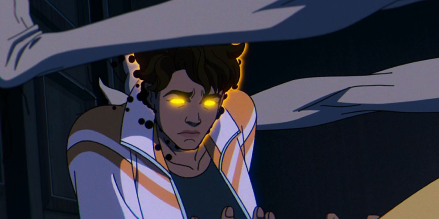 Os olhos e a cabeça do Mancha Solar brilham em X-Men '97