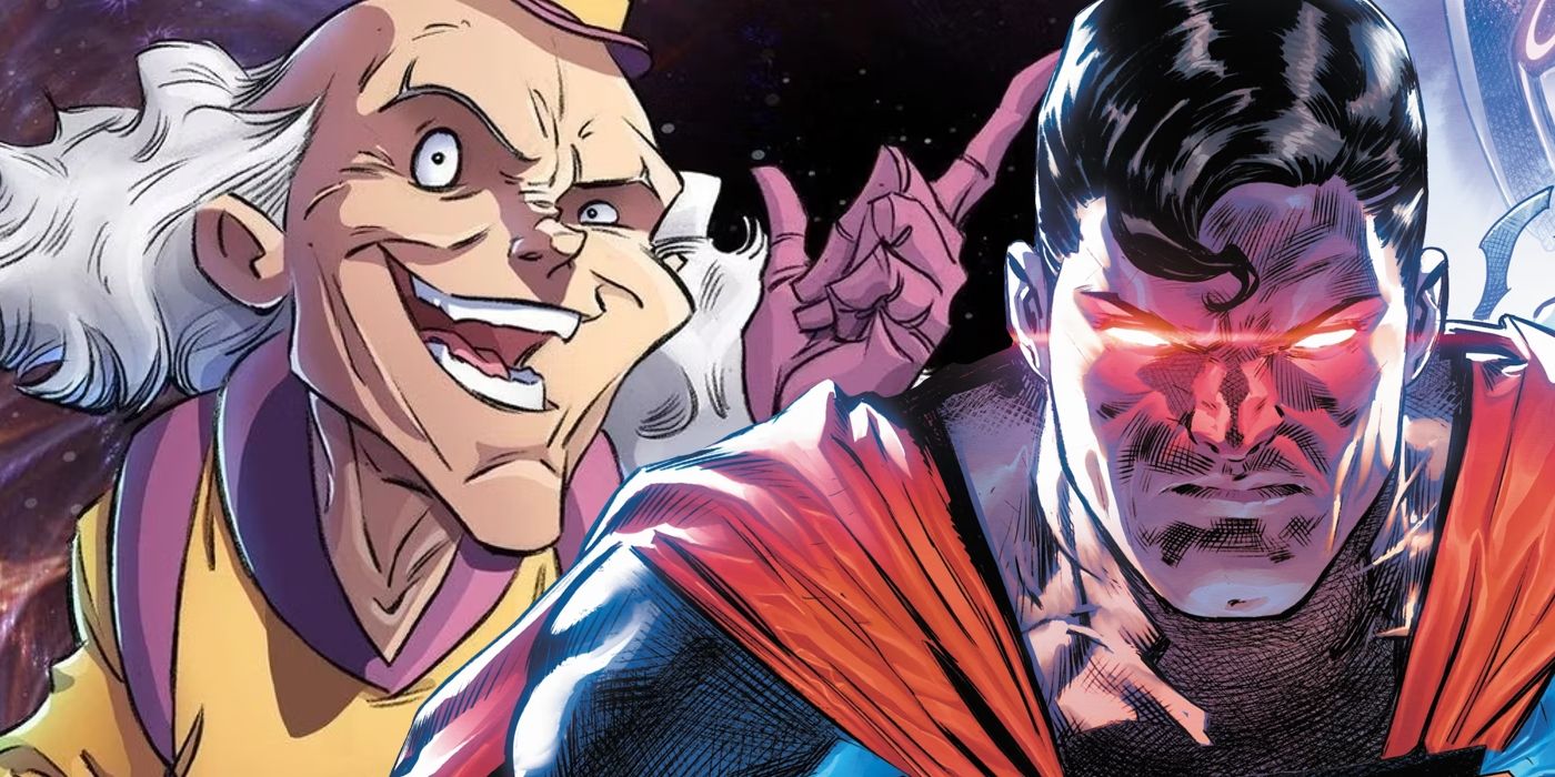 Superman Angry at Mr. Mxyzptlk DC