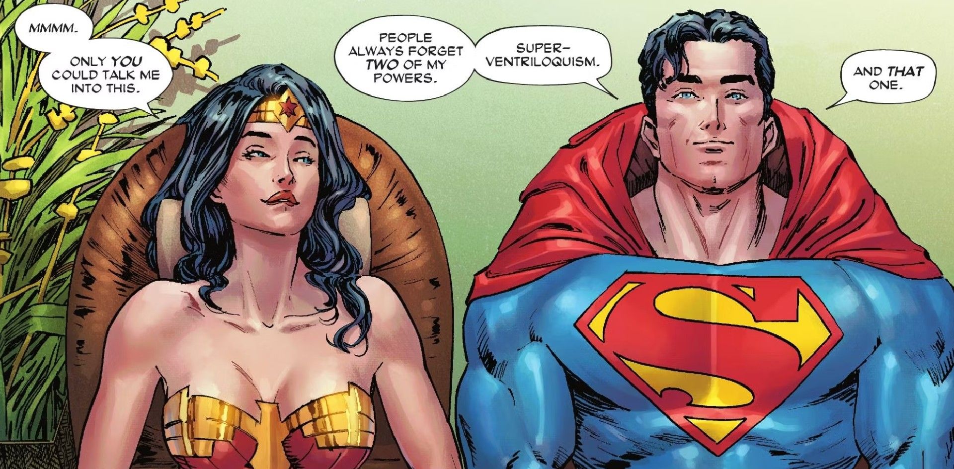 superman confirms he still has super ventriloquism