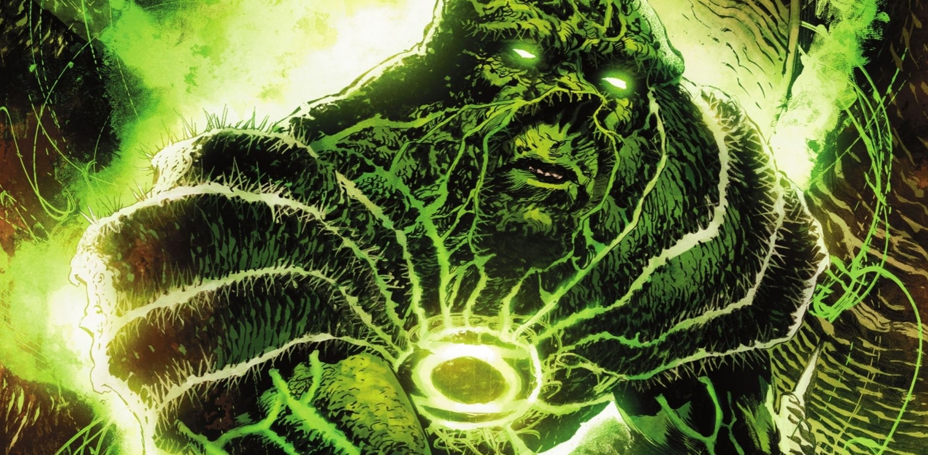 Swamp Thing with Green Lantern Power DC