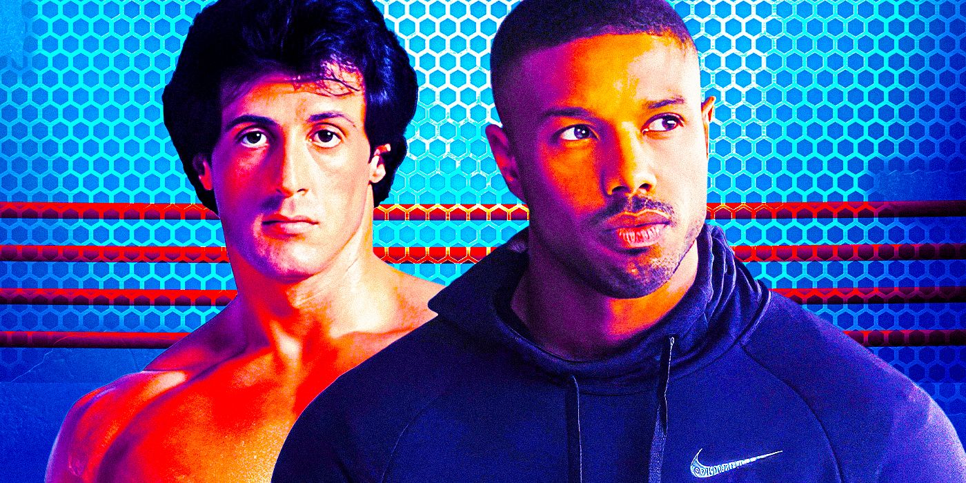(Sylvester-Stallone-as-Rocky-Balboa)-from-The-Rocky-movies-&-(Michael-B-Jordan)