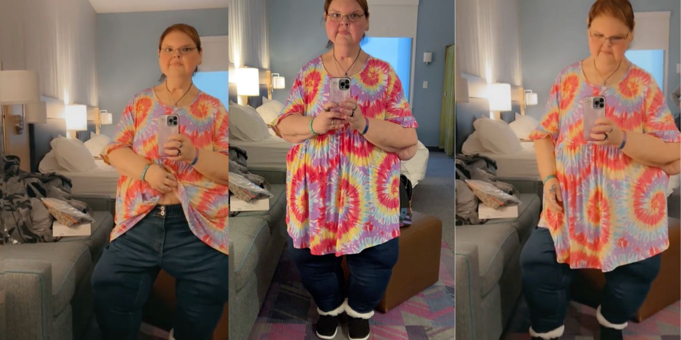 Tammy Slaton 1000-Lb Sisters In Tie Dye Shirt