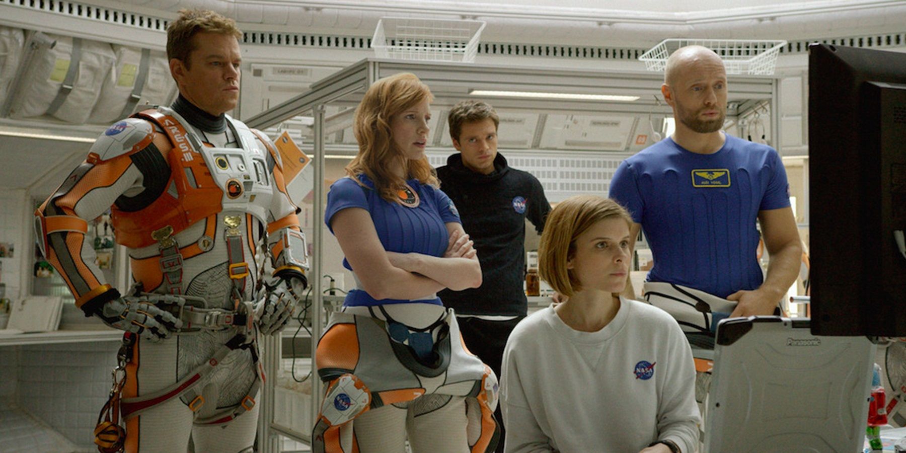 The Ares III crew in The Martian