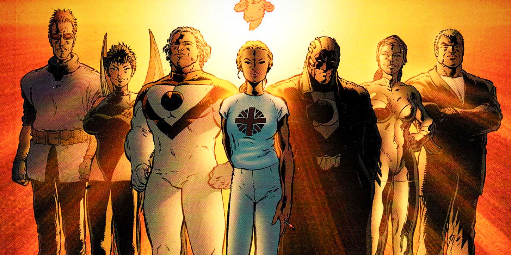 Os membros da autoridade se unem na DC Comics