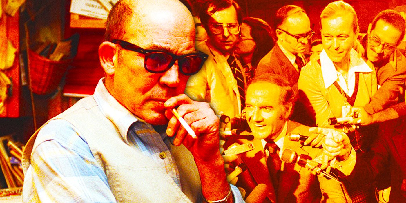 Hunter S Thompson from The Boys on the Bus.