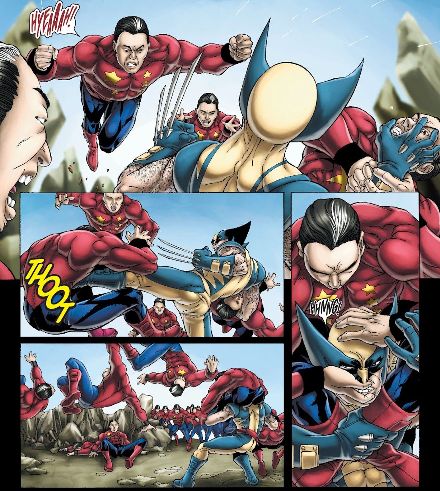 The Collective Man Fights Wolverine
