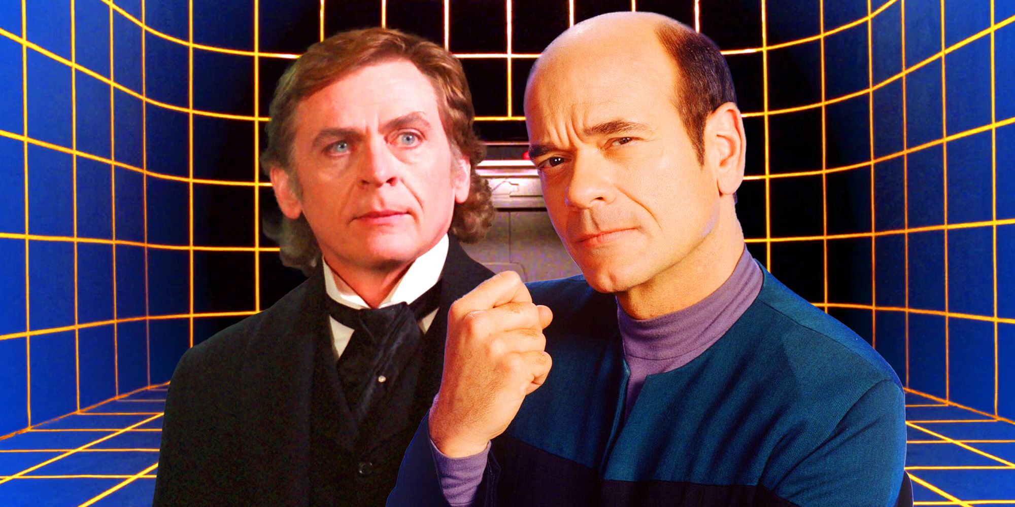 The Doctor and Professor James Moriarty from Star Trek