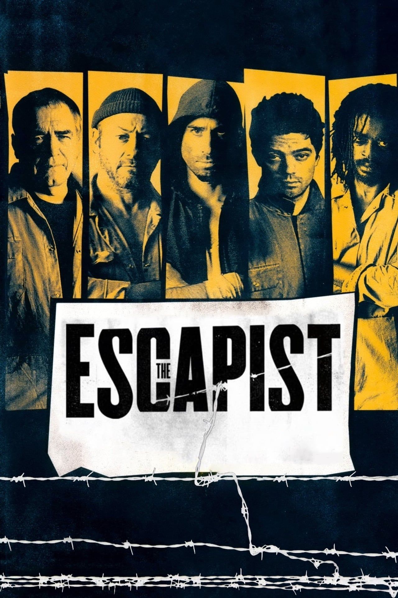 The Escapist Movie Poster Showing Brian Cox, Joseph Fiennes, Seu Jorge, Liam Cunningham, and Dominic Cooper