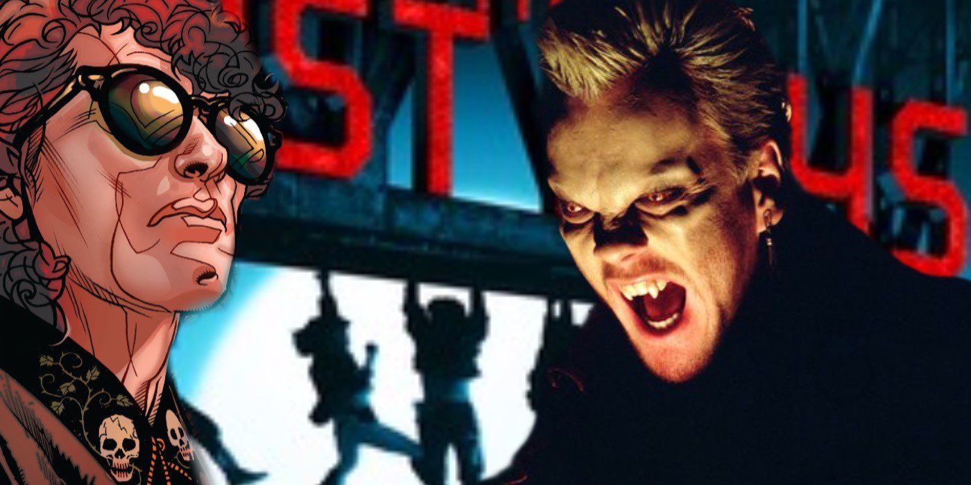 The Lost Boys movie and comics Kiefer Sutherland as David and Michael Emerson