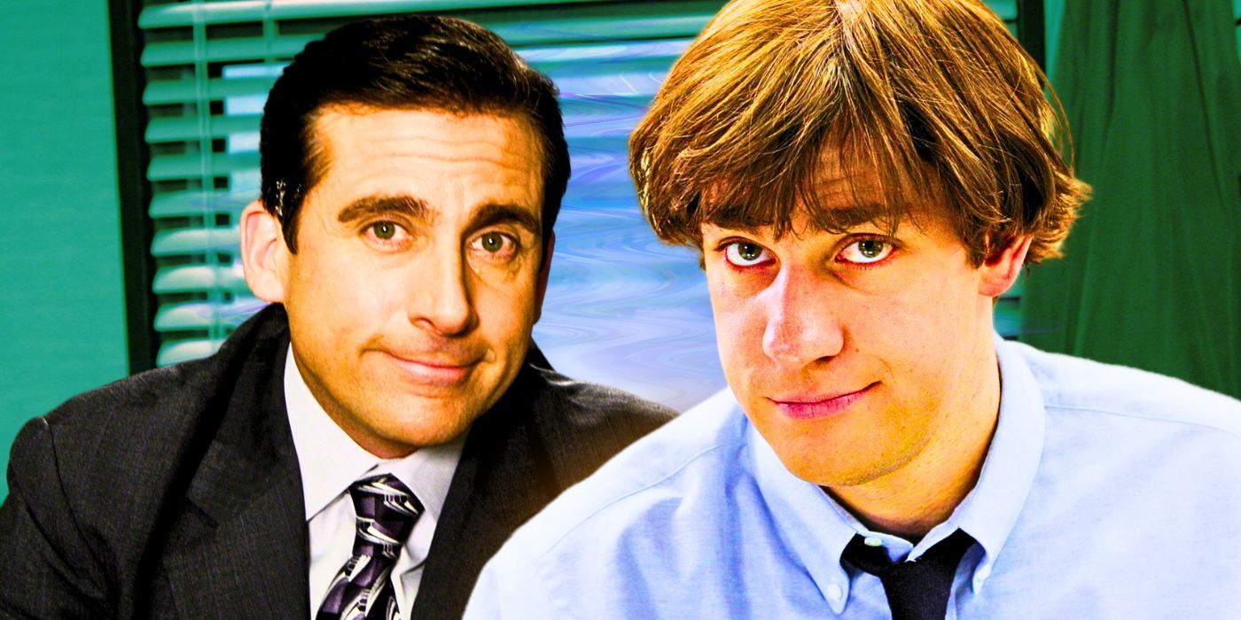 Custom image of Michael and Jim in The Office