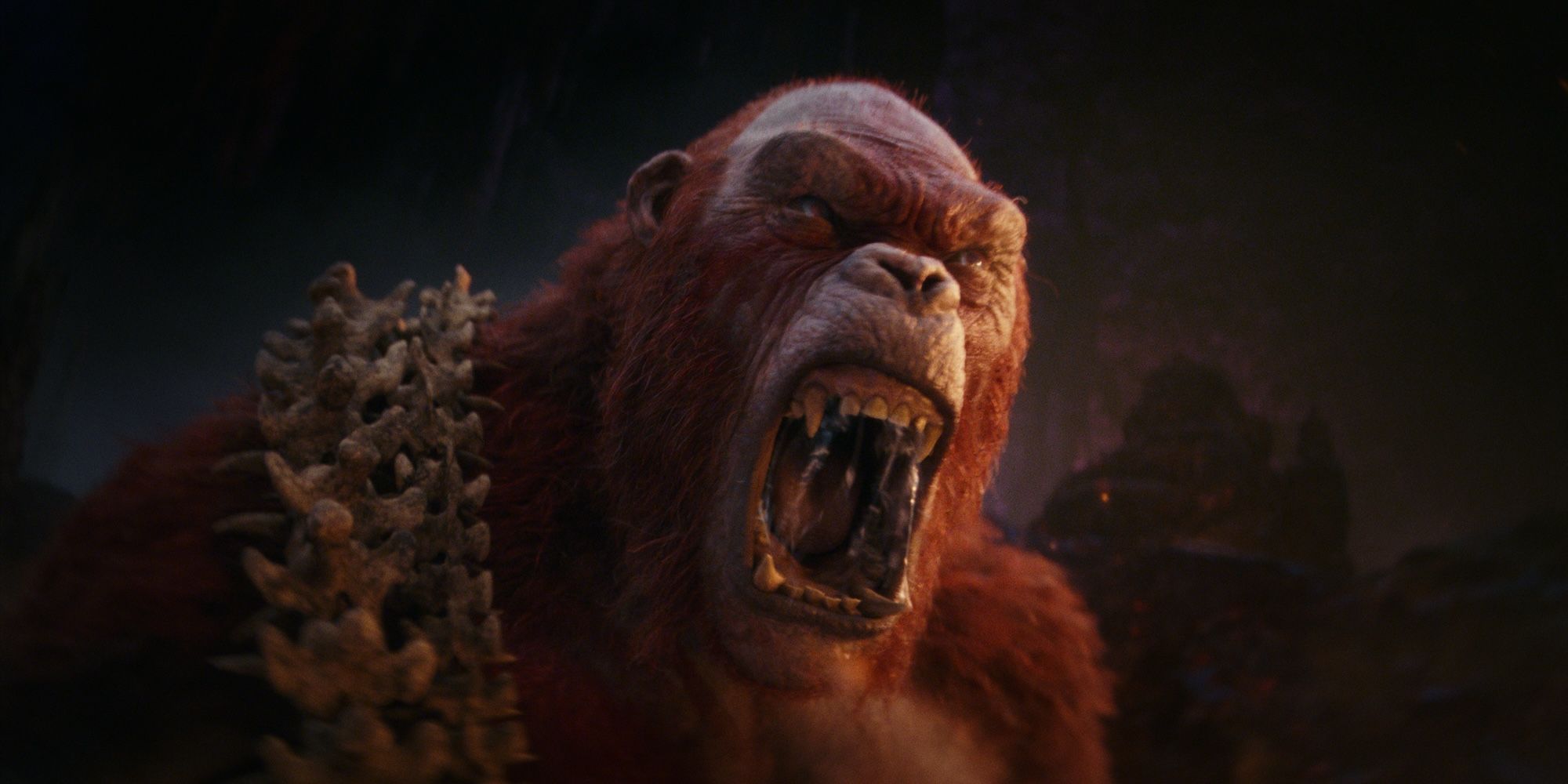 The Skar King gives a rageful roar in Godzilla x Kong The New Empire