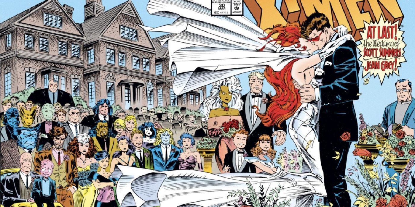 O Casamento de Scott Summer e Jean Grey Uncanny X-Men Capa