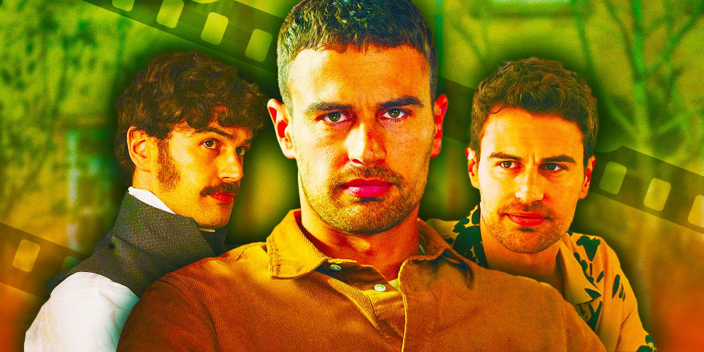 Theo James in three different roles