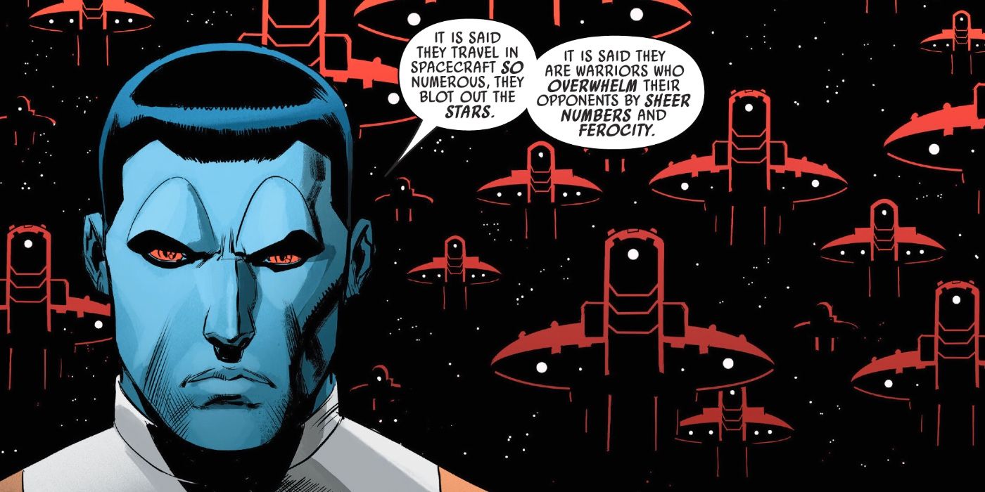 Thrawn explica a frota Grysk em alianças