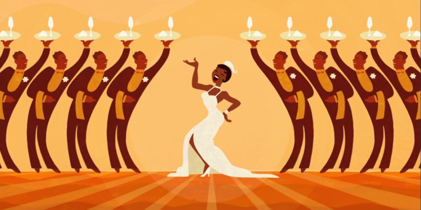 Tiana dreams of the future in The Princess and the Frog