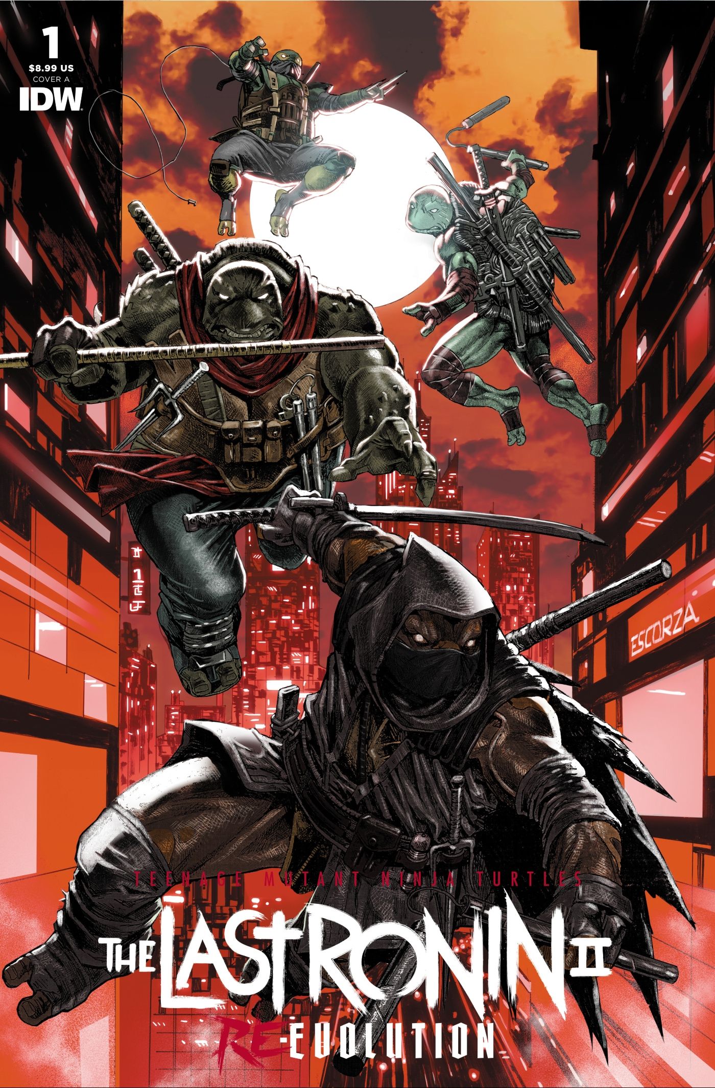 TMNT: The Last Ronin 2 - Portada principal de Re-Evolution.