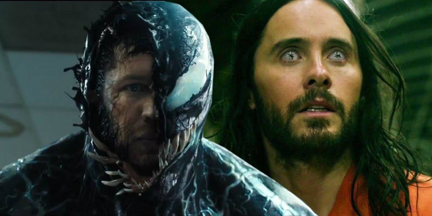 Tom Hardy in Venom  and Jared Leto in Morbius