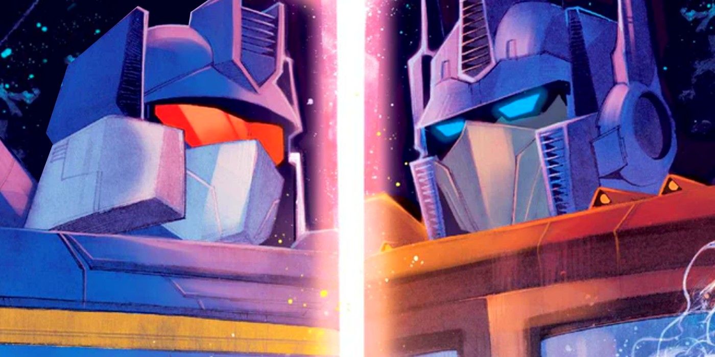 transformers image showing soundwave facing off against optimus prime