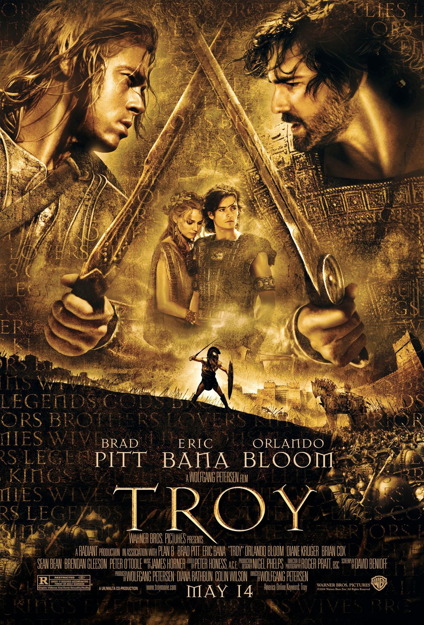 troy 2004 film poster