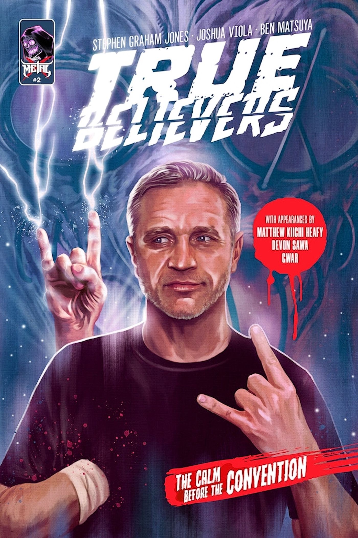 True Believers Comic Variant Cover with Devon Sawa by Matthew Therrien