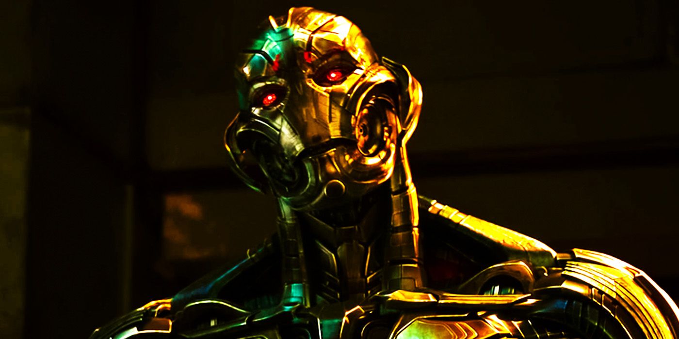 Ultron with red eyes in the MCU