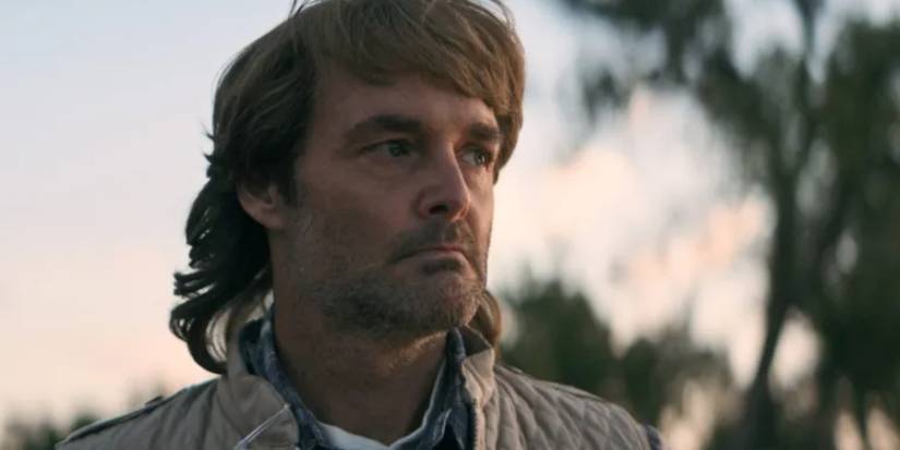 Will Forte as MacGruber in the TV series MacGruber looking upset.