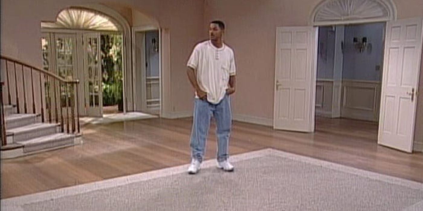 Will (Smith) looking around the empty house in The Fresh Prince of Bel Air final episode