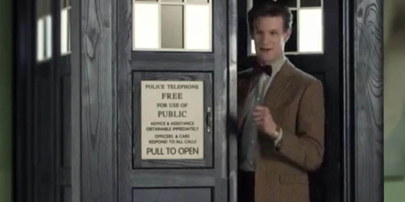Matt Smith as the 11th Doctor in the Doctor Who and Call the Midwife special One Born Every Minute