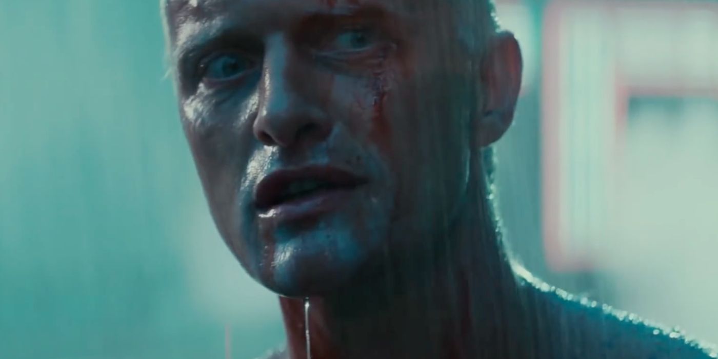 Rutger Hauer as replicant leader Roy Batty in Blade Runner
