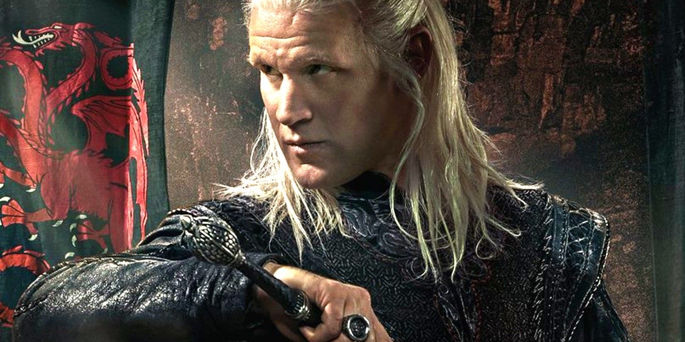 Matt Smith as Daemon Targaryen on a House of the Dragon season 2 poster