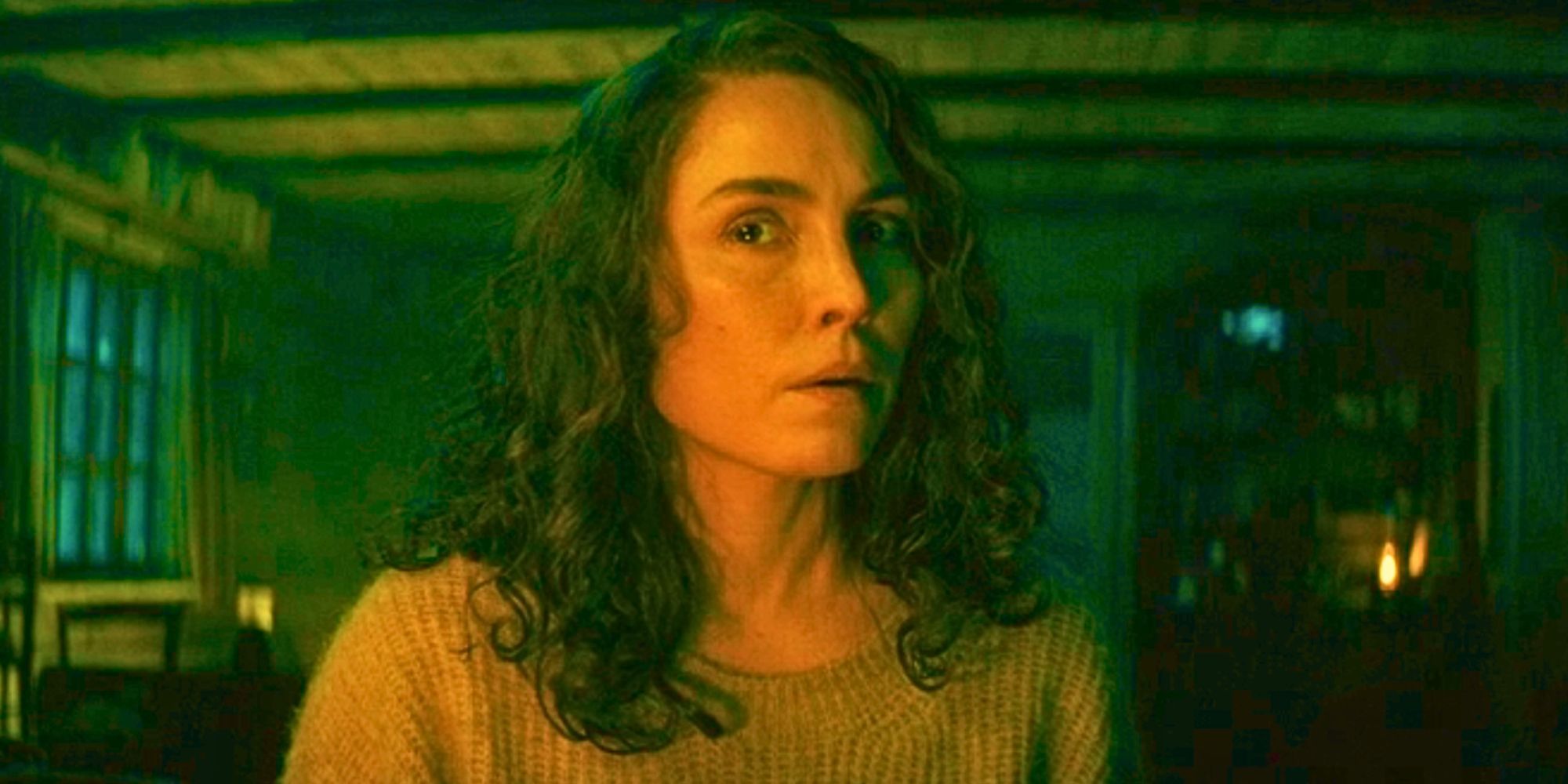 Noomi Rapace looking wary as Jo in Constellation