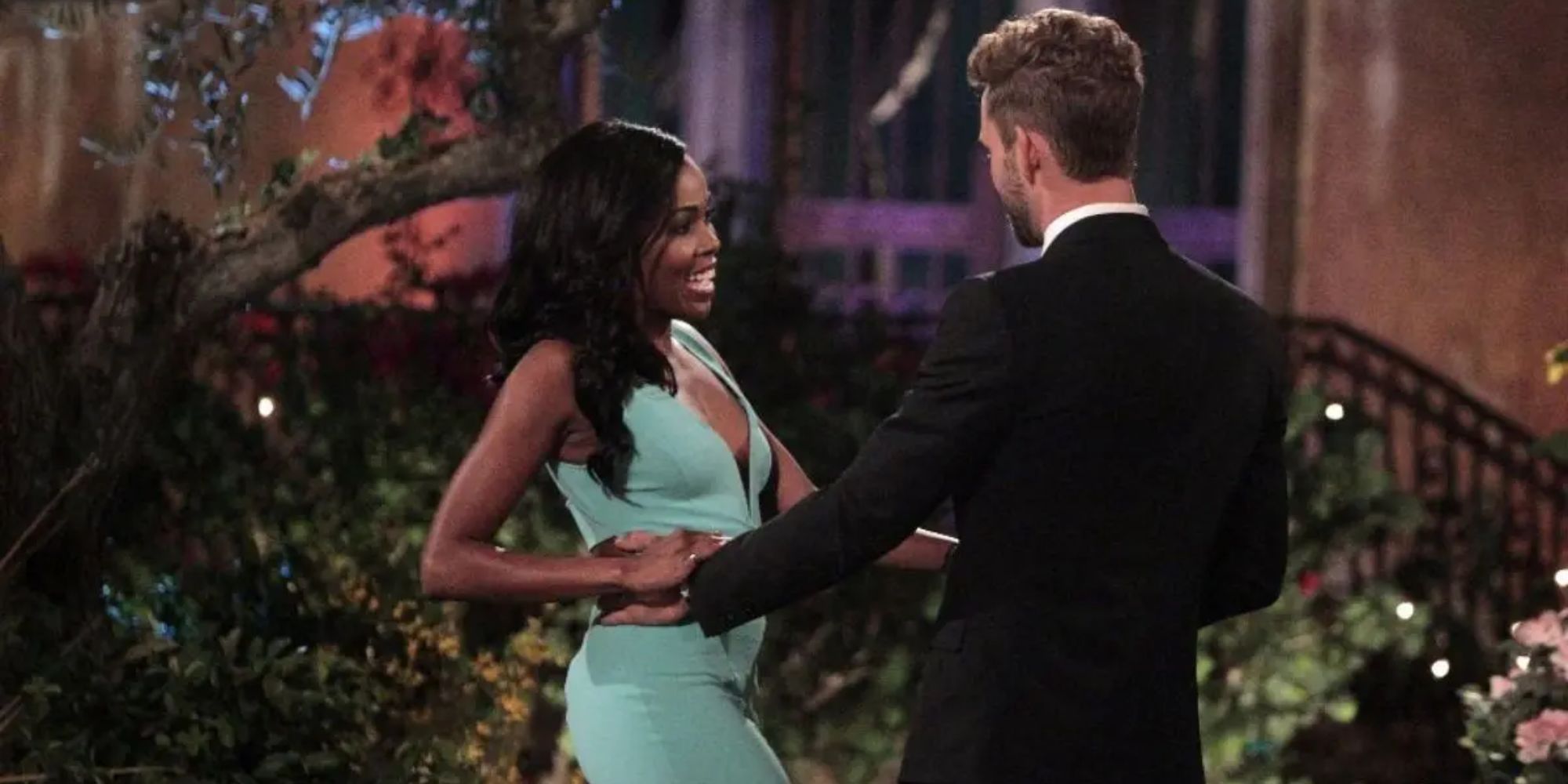 solteiro 21 Jasmine Goode conhece Nick Viall na noite 1