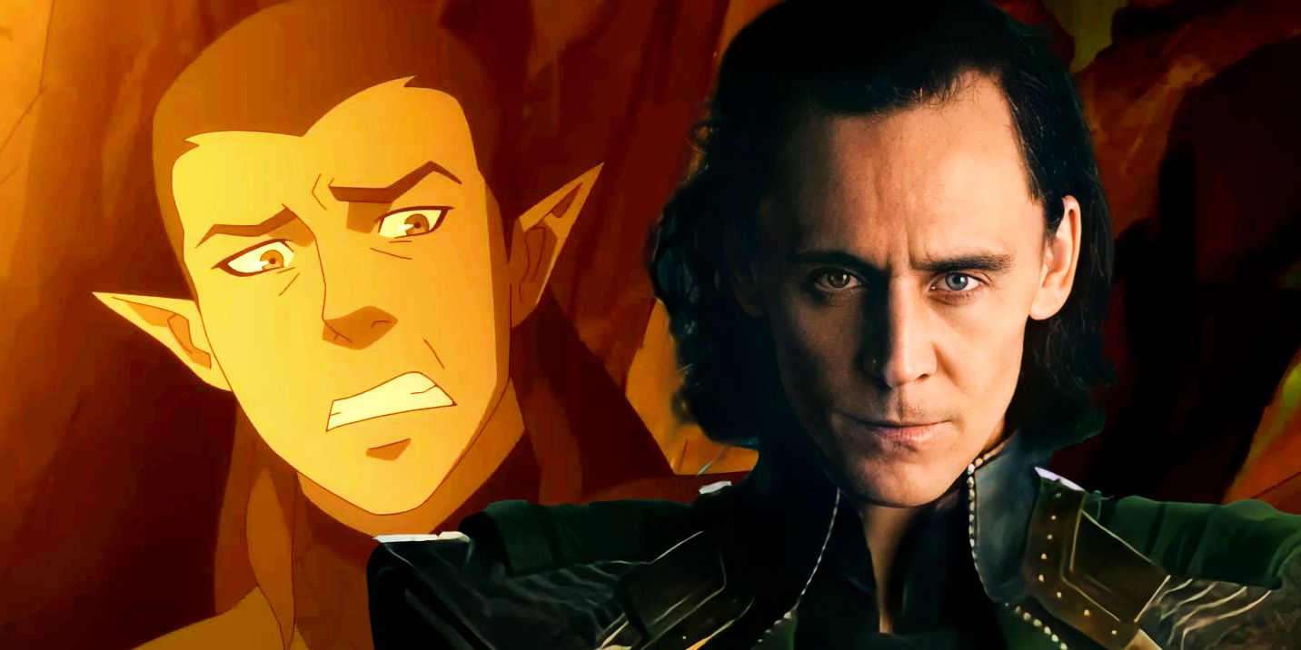Vax from The Legend of Vox Machina with Tom Hiddleston as Loki