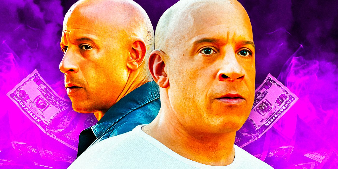 Vin Diesel as Dom Toretto from The Fast & Furious Franchise