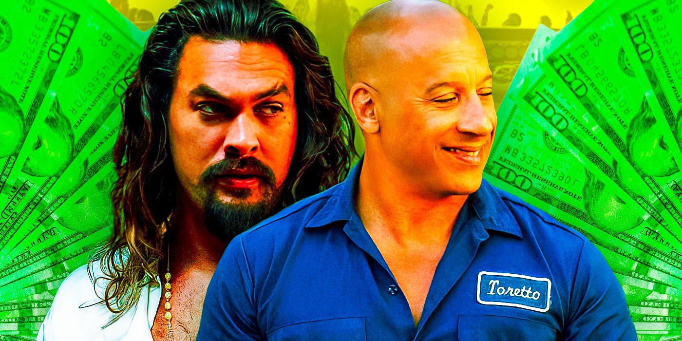 Custom image of Dante Reyes and Dominic Toretto with dollar bills behind them