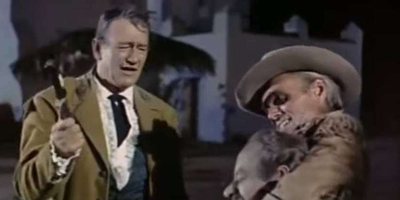 John Wayne as Col. Davy Crockett in The Alamo (1960)