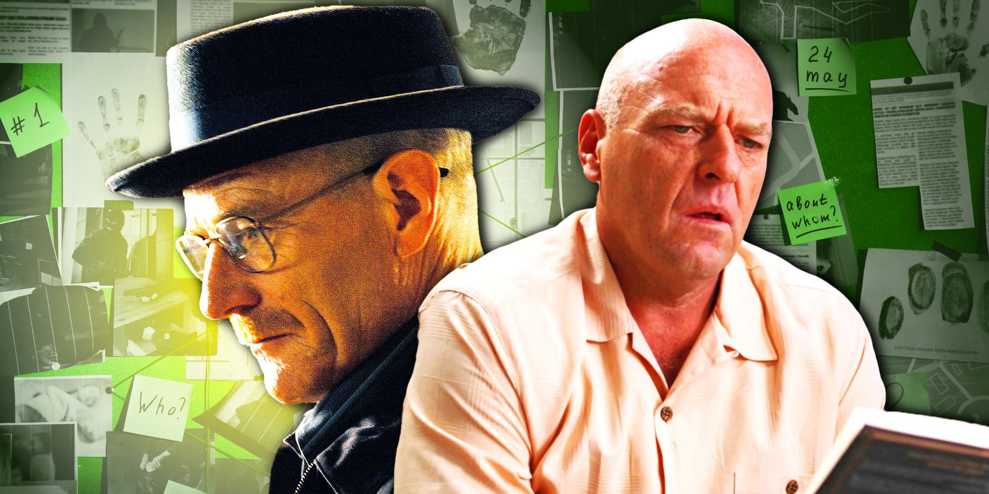 Walter White and Hank from Breaking Bad