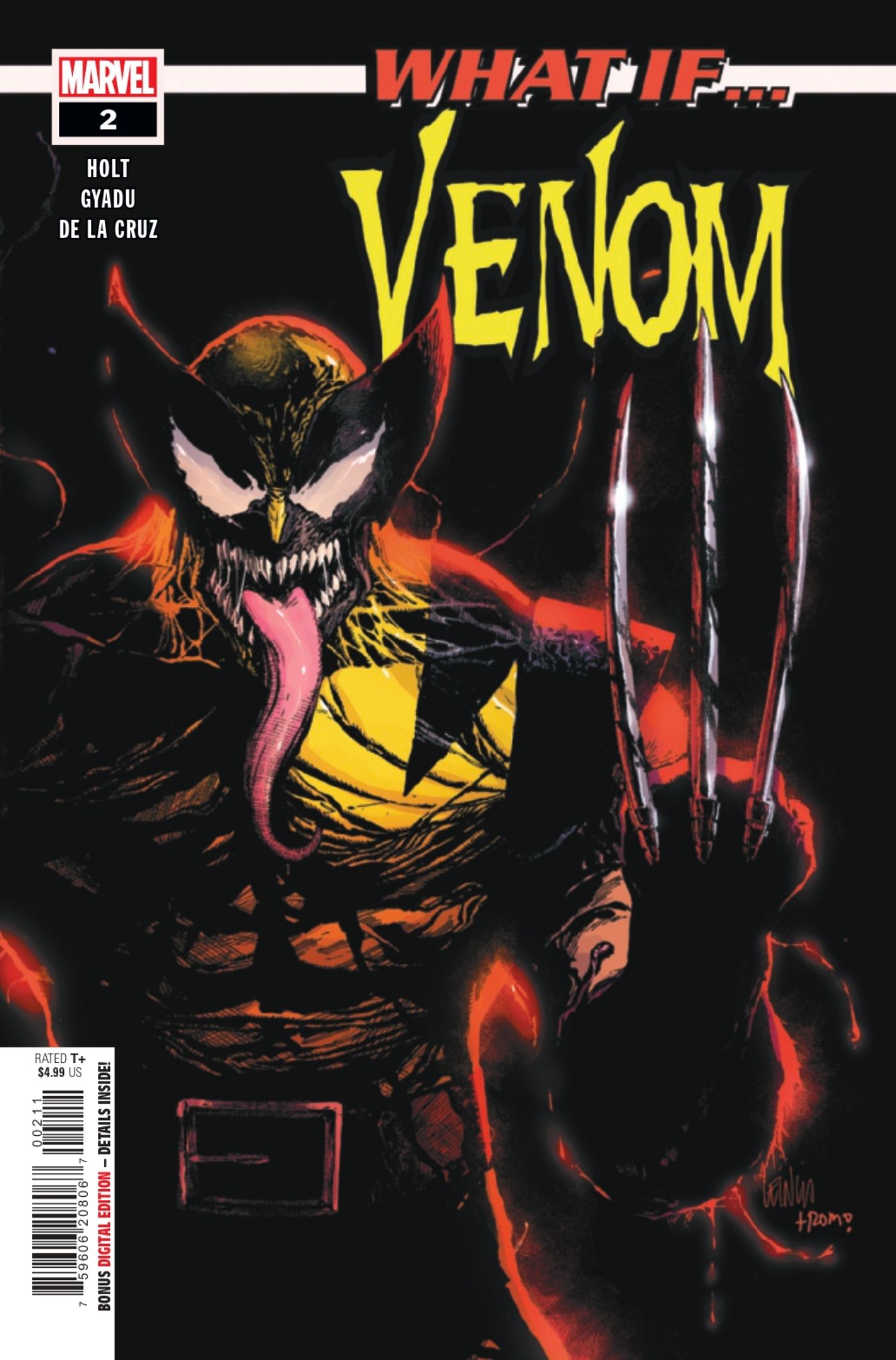 What If... Venom #2 cover featuring a Venomized Wolverine.