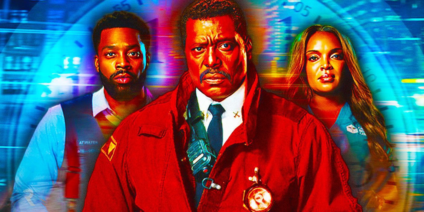 LaRoyce Hawkins as Kevin Atwater in Chicago PD, Eamonn Walker as Wallace Boden in Chicago Fire, and Marlyne Barrett as Maggie Lockwood in Chicago Med.