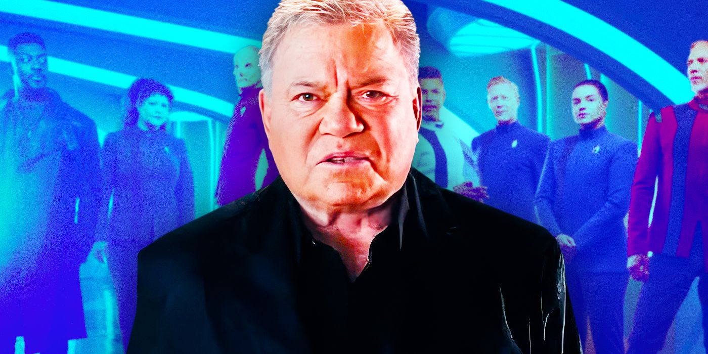 William Shatner habla con el elenco de Star Trek: Discovery