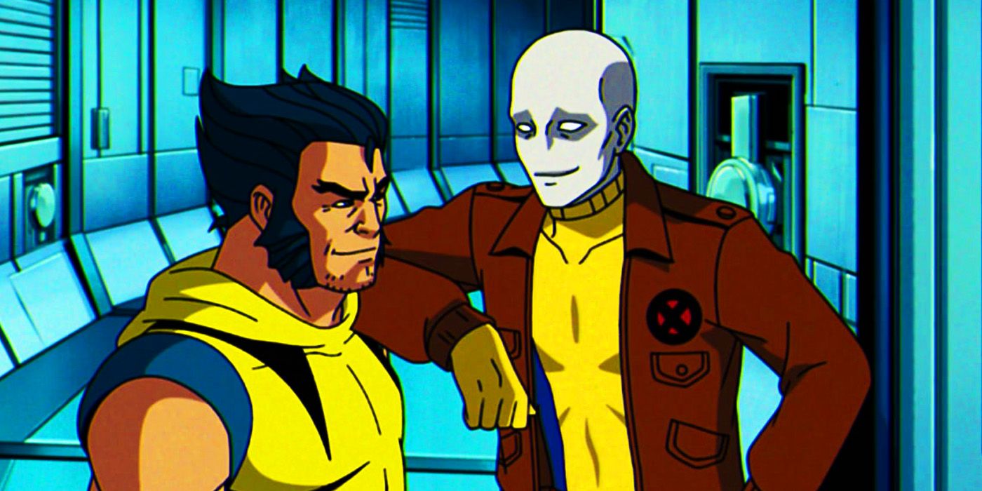 Wolverine and Morph talking in X-Men '97 episode 3