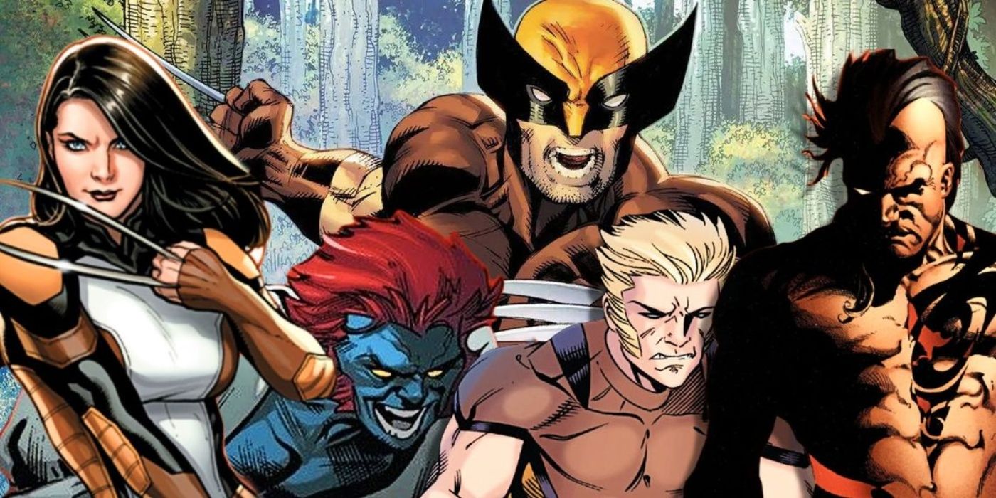 Wolverine with all of his children.