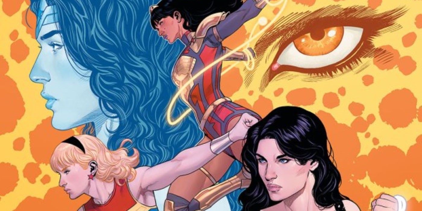 Wonder Woman #10 cover art featuring Yara, Donna Troy, and Cassie Sandsmark and Cheetah-1