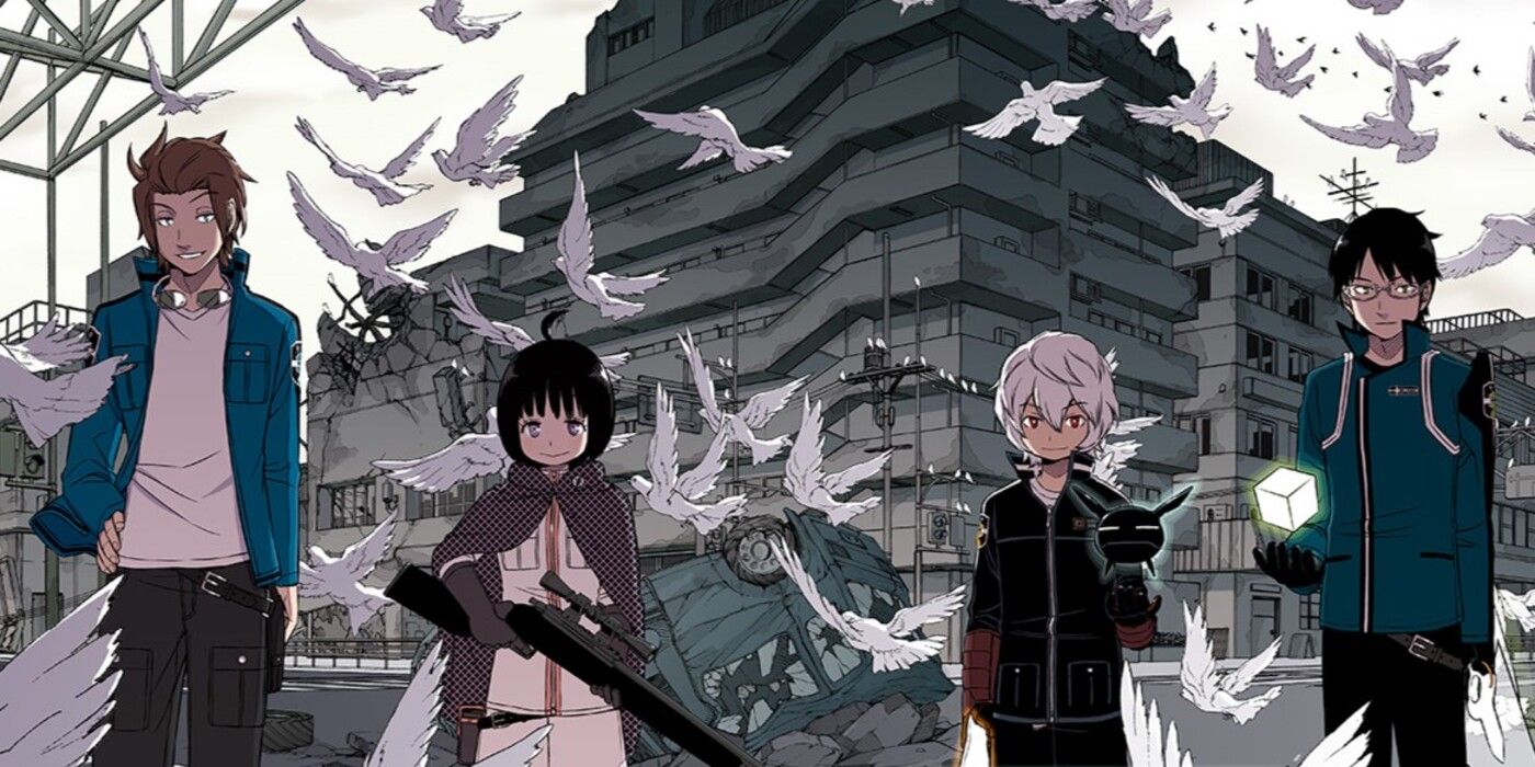 World Trigger Yuuichi, Chika, Yuuma, and Osamu ready to fight together-1