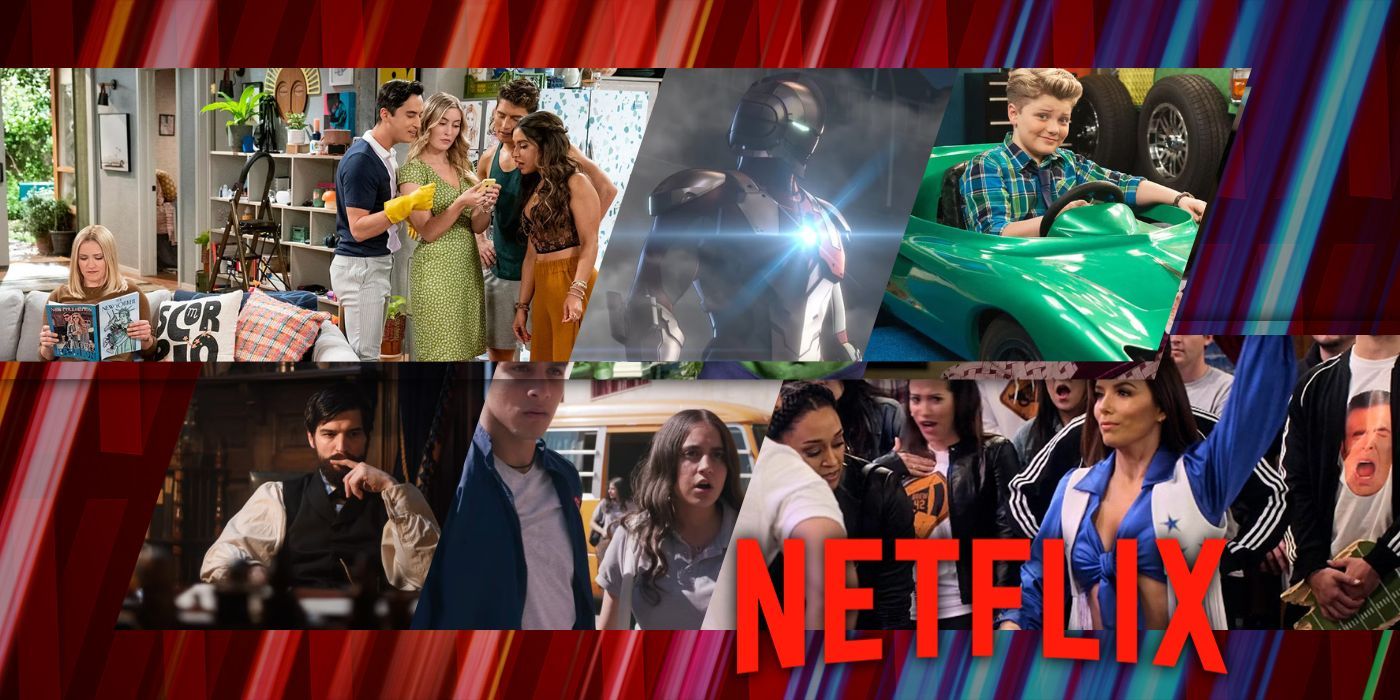 Collage of Netflix shows