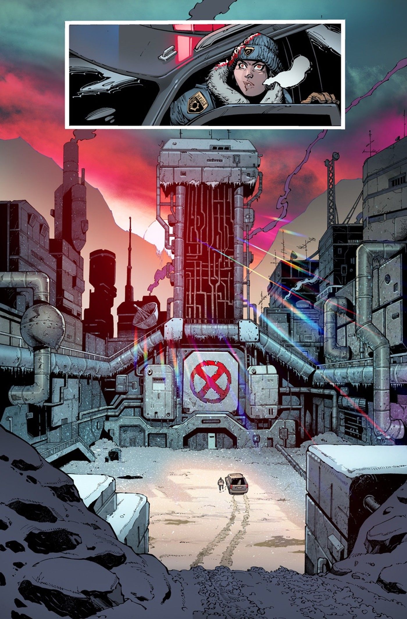 X-Men, a nova base da equipe do Ciclope no Alasca, imagem teaser de Ryan Stegman "Das cinzas" promoção