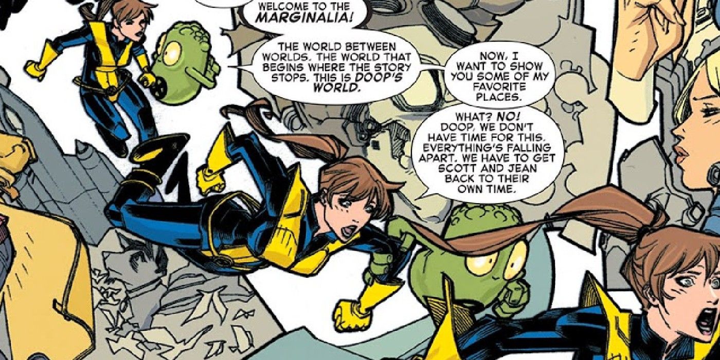 X-Men's Doop entra na marginalia ao lado de Kitty Pryde