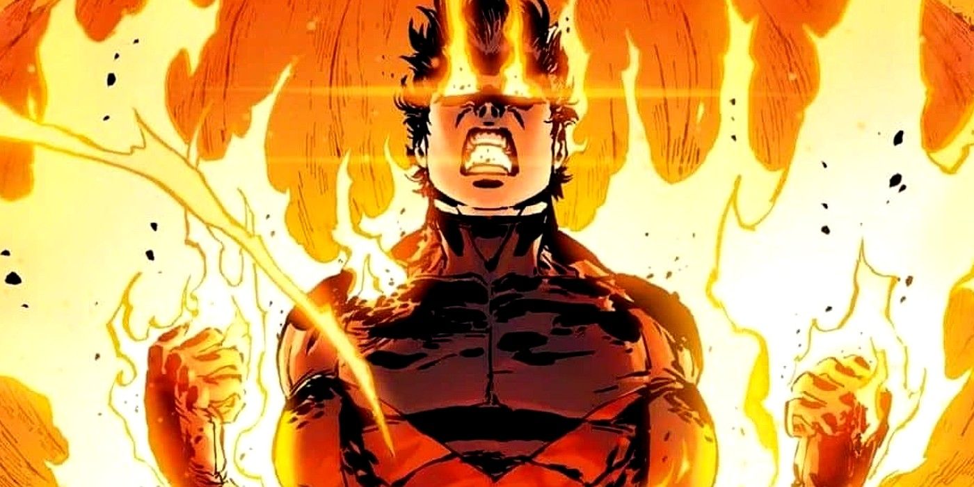 El Vulcan de los X-Men desata un muro de fuego en Marvel Comics