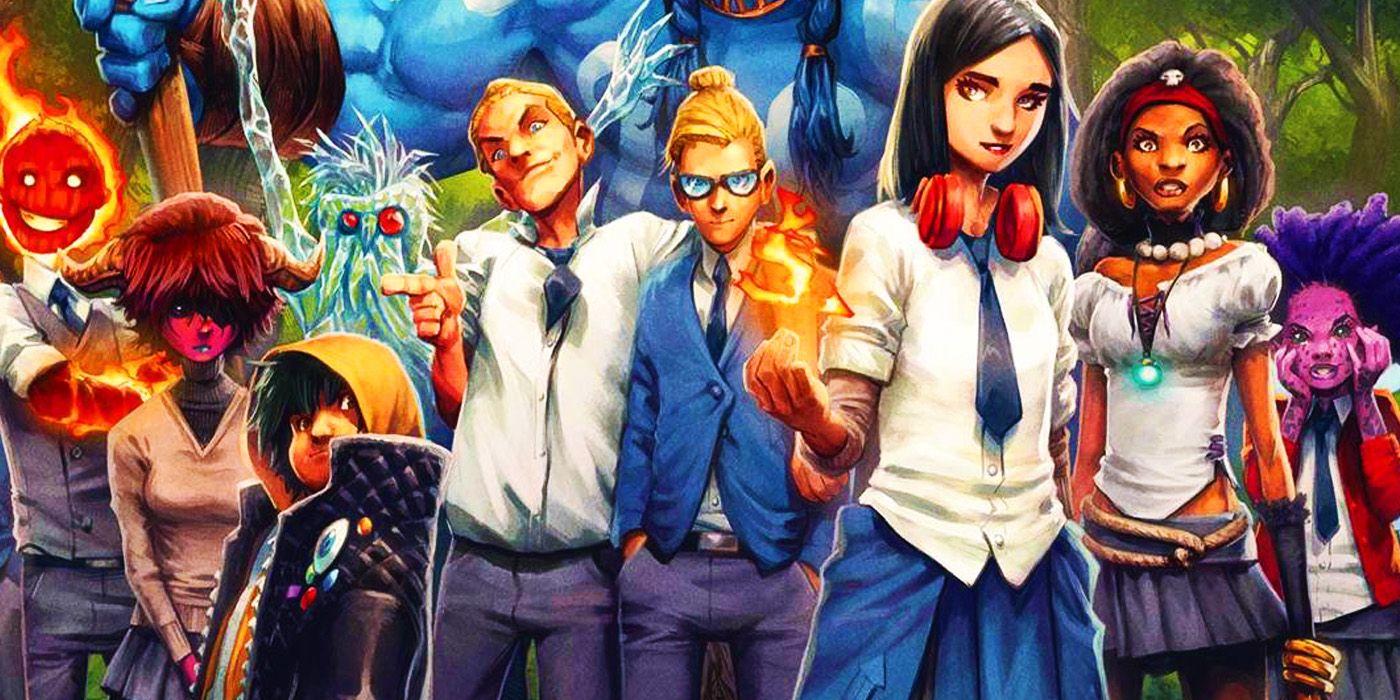 Young heroes in school uniforms in Marvel Comics' Strange Academy