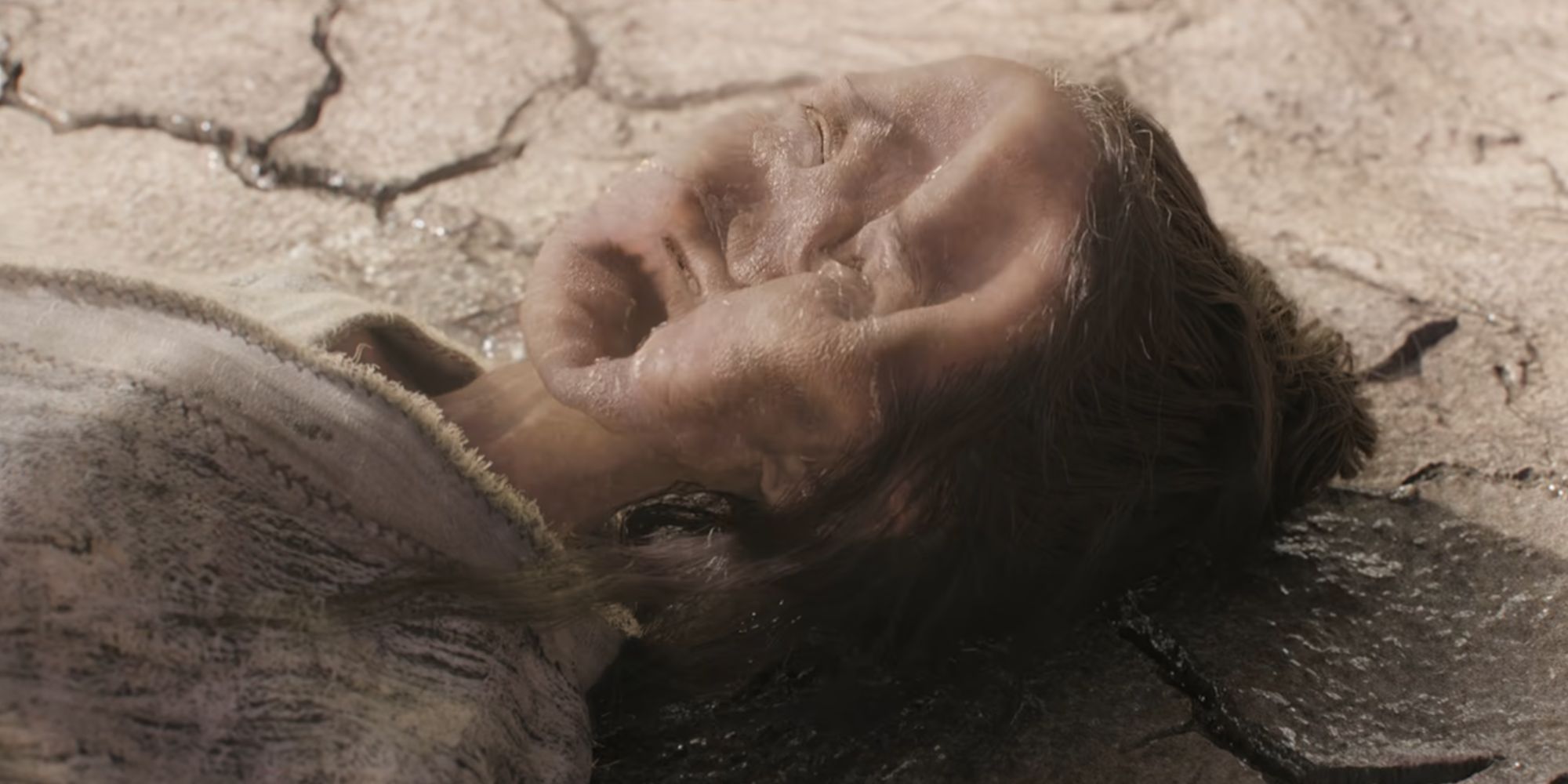 A dried-out face in 3 Body Problem